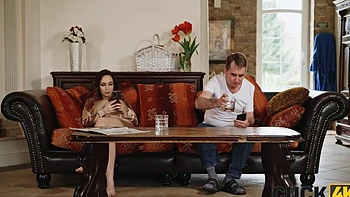 Pavlos and Jessie Clark in a hot bedroom session