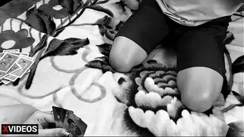 Stepmom had to spread her legs in front of her stepson after losing a card game