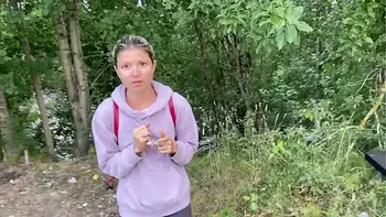 Gina Gerson was caught and fucked for unlegal outdoor p!ss!ng (Part 2)