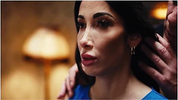 French Brunette With Fake Enhanced Huge Boobs Gets Her Nipples Sucked While Frozen In Time - Steve Q And Clea Gaultier