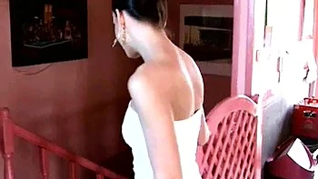 Brunette Gets Cum on Her Ass: Blowjob, Doggy  Hardcore Porn