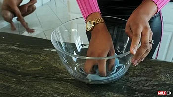 Lory Hayes - MILF Fucks Slob Stepson: Blowjob, Doggy  Missonary Porn