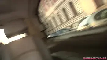 Uma and Lara took stranger on the streets for horny fuck in the car