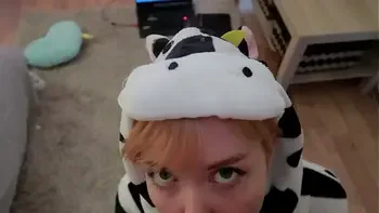 Anal teen in cute onesie pajama EstieKay