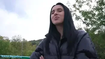 Public Agent Alyssa Bounty Basement Anal Fuck After Hitchhiking