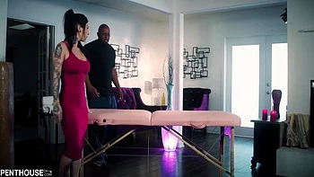 Joanna Angel, Prince Yahshua And Angel Joanna - Tattooed Hottie Enjoys Sensual Massage Before Bbc Drilling