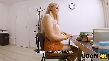 LOAN4K. Carefully drilling tight vagina lender thinks about loan amount: Porn