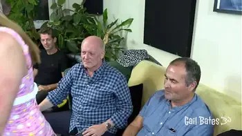 Interracial age gap gangbang with multiple cream pies - Preview