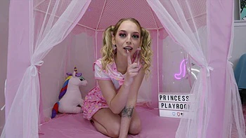Charles Dera fucked blonde teen Lily Larimar in pov style