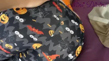 My Stepsister wants more candy and a Big Cock for Halloween!