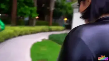 Best friends have a threesome after Halloween Party