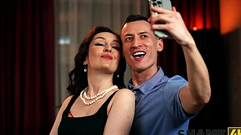 Brunette beauty Charlie Dean in hot anal action