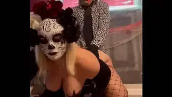 Fucking Milf at Halloween Party