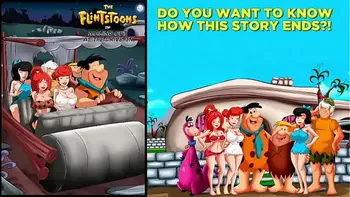 Making out at the drive-in - The Flintstoons Tittle 05