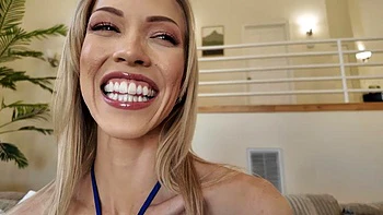 Diana Graces Masturbation Spells Orgasm on My PornDudeCasting Couch!: Blowjob, Doggy  Cowgirl Porn