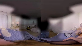 VR 3 some: Pov, Lesbian  Virtual Reality Porn