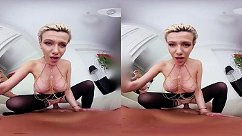 Blonde  Milf: Blowjob, Doggy  Big Tits VR Porn
