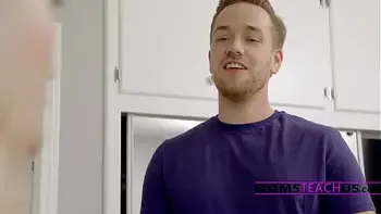 Shower Glory Hole Prank Gets Virgin StepSon Inside StepMom And StepSis