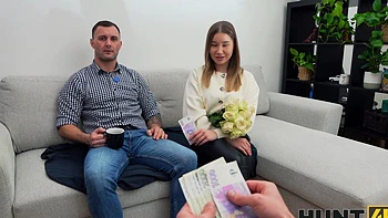 The couple agreed to a bold experiment with a busty blonde beauty.