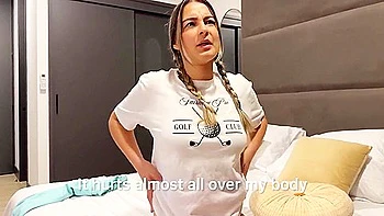 Horny Latina Girl Came Back From Her Gym And Wants To Fuck With Me To Blow Off Steam