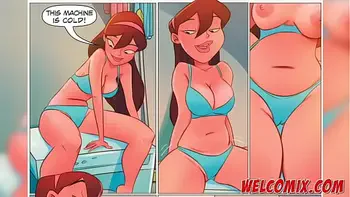 Fucking in the laundry! Naked and sweaty - The Naughty Home Tittle 54