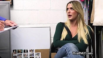 Makeup Stealing Cougar Cocked Hard After Strip Search