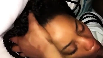 African Amateur Sucks a Big Black Cock
