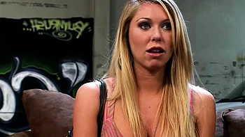 Shy Blonde Beauty Girl get nervous at her First Casting Fuck