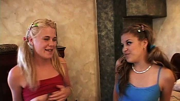 Teen Topanga Threesome Blondes