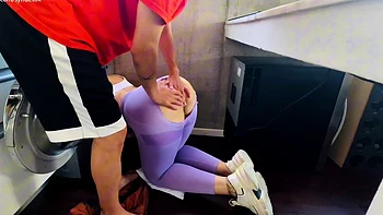 STUCK? I fuck my BIG-ASS STEPSISTER while she's calling for