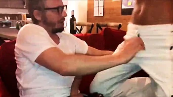 Amateur Blonde Blowjob handjob and cumshot