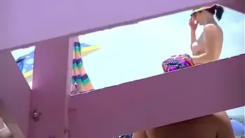 Exhibitionist Wife 63 - Tatiana teasing NUDE BEACH VOYEUR cocks while her hubby takes a nap!