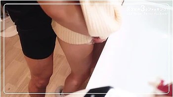 In The Changing Room He Fucked Me So Hard My Legs Were Shaking And Made Me Drink Very Thick Cum