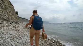 Flashing at the seaside