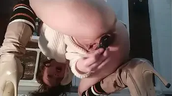 Butt plug, masturbation, boots, rosebud