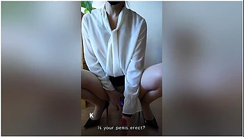 I Pretend To Be An Office Lady And Masturbate In A Solo Show While Fantasizing About A Naughty Relat