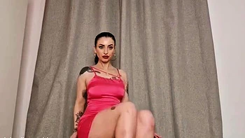 Amateur striptease and Solo masturbation