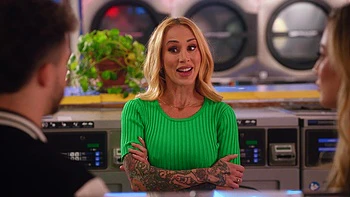 Two girls share huge dick in a hot ffm threesome