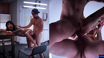 An awesome long-legged brunette Lysagna Del Ray is enjoying hard fuck