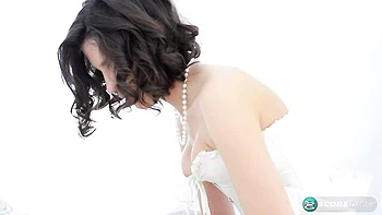 Pals with hard cocks fucked anally a long-legged brunette Chloe