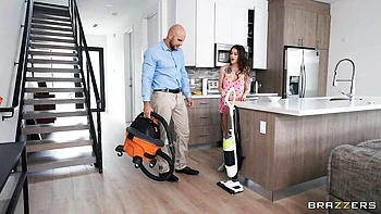 Inked chick with round ass Maddy May rammed by huge boner