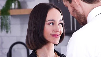 Able Godshark screwed a skinny long-legged brunette Christina Sage