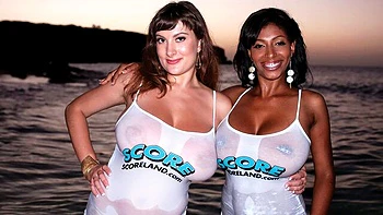 Valory Irene and her girlfriend are showing off their huge boobs