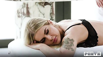 Good doggy style fuck with a long-legged blonde babe Zlata Shine