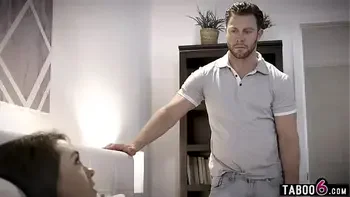 Husband fucking the MILF care taker of disable wife right next to her