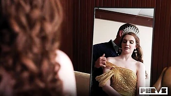 A young and hot chick Marina Vaylor likes jumping on a big boner