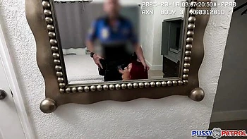 Inked redhead chick Cherry X Cheech rammed in her lovely poses