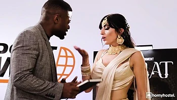 Big cock trailer with sultry Rebecca Volpetti and Aaliyah Yasin from Let'sDoeIt