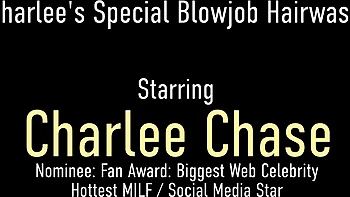 Charlee Chase featuring Charlee Chase's handjob sex