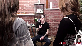 Charming Sascha Ink and Joey White at alterotic xxx